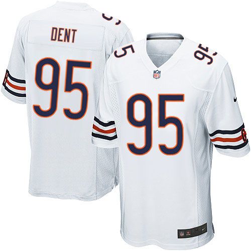 Men Chicago Bears 95 Richard Dent Nike White Game Retired Player NFL Jersey